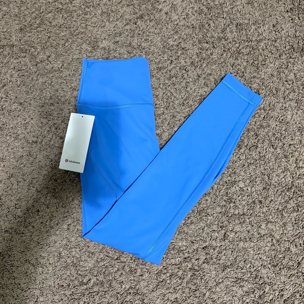 Lululemon NWT Wunder Train High Rise Tights “28 Pool Party Size 8